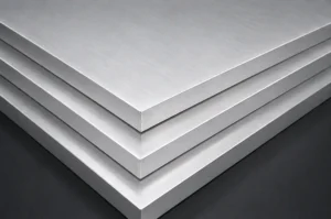 Stacked aluminum metal plates for custom machining and industrial applications