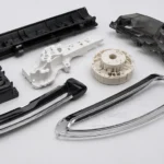 Custom plastic components for automotive housings covers light lenses and interior parts