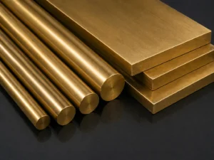 Brass rods and plates for custom CNC machining and precision metal parts