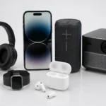 Consumer electronics products using custom plastic housings and precision components