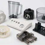 Injection molded plastic components for home appliance products and internal structures