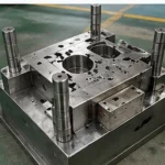 Plastic injection mold tooling display for custom molded part project