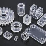 PC polycarbonate machined parts including gears blocks brackets and transparent components