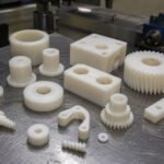 POM machined plastic parts including gears bushings blocks and functional components
