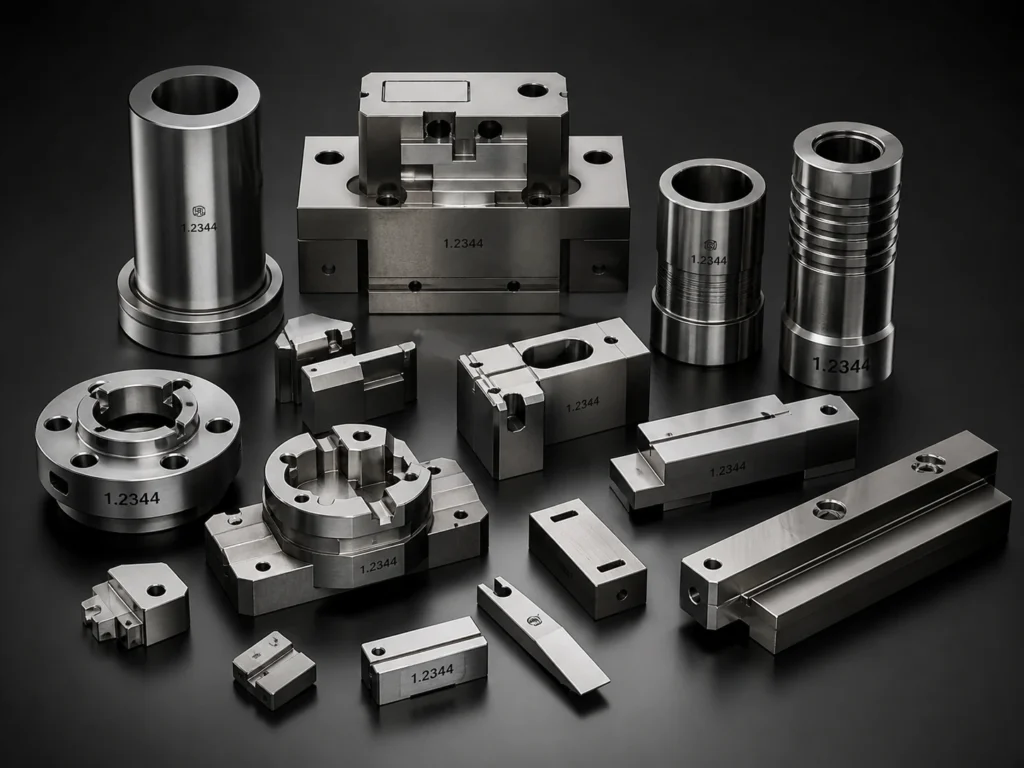 1.2344 mold steel precision mold components and inserts