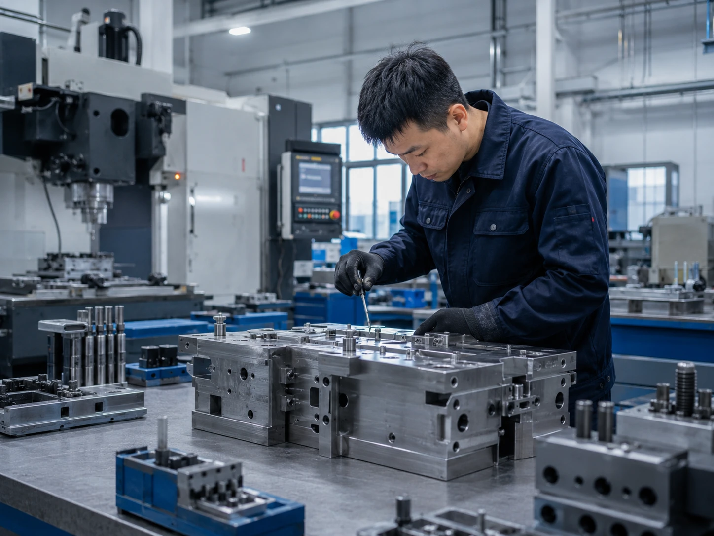 Yinuomold mold making and tooling area
