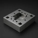 Precision machined H13 mold steel insert for custom mold making