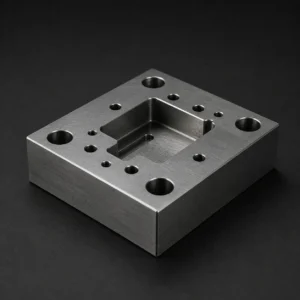Precision machined H13 mold steel insert for custom mold making