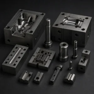 H13 mold steel tooling components for die casting and injection molds