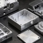 CNC machined metal enclosures with precision holes and mounting features