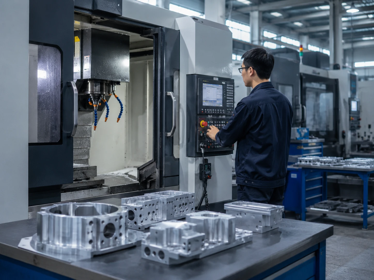Yinuomold CNC machining workshop