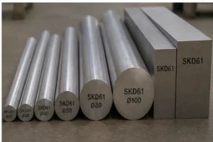 SKD61 mold steel round bars and blocks for precision mold components