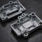Detailed zinc alloy die cast electronic components with internal structure