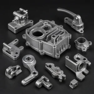 Zinc alloy industrial die cast components and structural parts