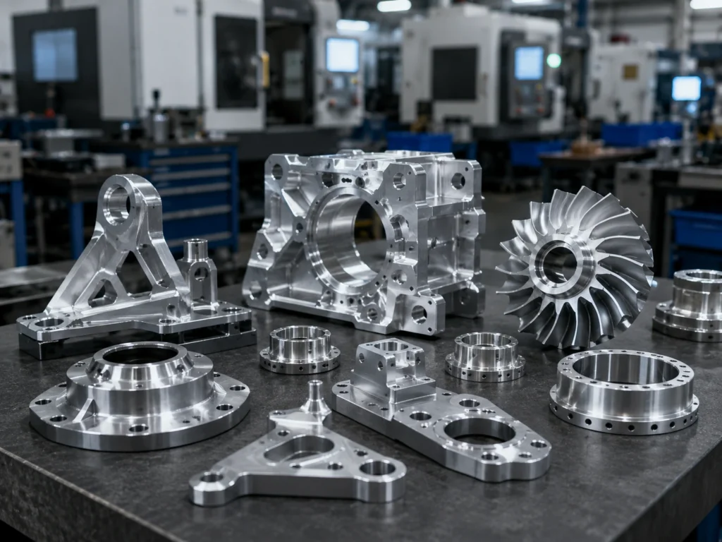 Aerospace CNC machined aluminum parts for precision prototype and production applications