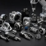 Robotics and automation CNC machined components including housings shafts and gripper parts