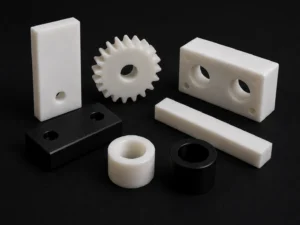 UHMWPE machined wear resistant parts including gears blocks bushings and plates